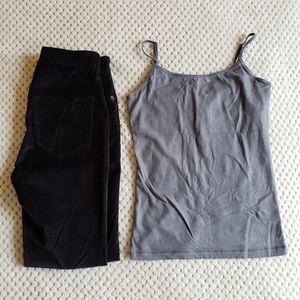 Aeropostale Sparkly Grey Camisole Tank-top